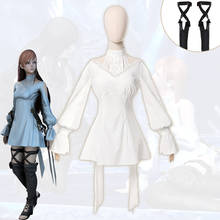 Белое платье Лолиты с мини-филией из аниме «финальная фантазия», элегантная форма, костюм для косплея, Женский костюм на Хэллоуин, бесплатная доставка, новинка 2020 2024 - купить недорого