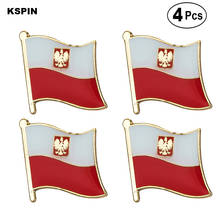Albânia pino de bandeira lapela pino emblema broche ícones 4 pc 2024 - compre barato