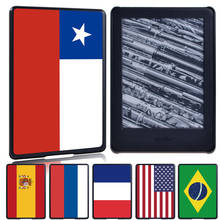 Новый тонкий чехол для планшета серии National Flag для Amazon Kindle (10th/8th Gen)/Paperwhite(5th Gen/6th Gen/7th Gen/10th Gen) 6 дюймов 2024 - купить недорого