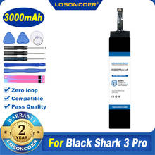 100% Original LOSONCOER 3000mAh BS05FA Battery BSO5FA For Black Shark 3 Pro Mobile Phone 2024 - buy cheap