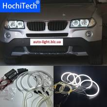 HochiTech For BMW E83 X3 2003-2010 Ultra Bright Day Light DRL CCFL Angel Eyes Demon Eyes Kit Warm White Halo Ring 2024 - buy cheap