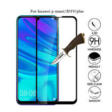 Película de vidro temperado 9d para proteção da tela, filme protetor, cobertura completa, para huawei p smart plus, 2019, 2018 2024 - compre barato