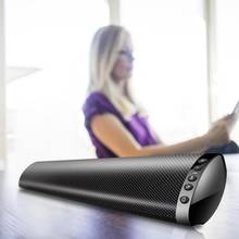Barra de sonido inalámbrica compatible con Bluetooth, altavoz de música para TV, cine en casa, soporte RCA de 3,5mm con soporte de pared, 20W 2024 - compra barato