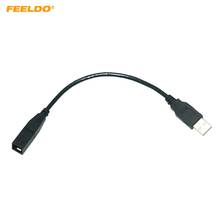 FEELDO Car Radio 2.0 USB Port Wiring Cable Adapter for Toyota Camry Verso Mazda Lexus GS350 Audio USB Cable #HQ6760 2024 - buy cheap