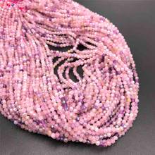 3mm Small Beads round AB pink purple Natural stone beads quartz crystal Micro beads tiny faceted stone beads jewelry making hand 2024 - buy cheap