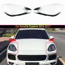 Автомобильный головной светильник объектив для Porsche Cayenne 2015 2016 2017 фары крышка автомобиля Замена передних светильник Авто оболочки 2024 - купить недорого