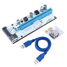 10 Pack Ver008S Riser Card 1X to 16X Adapter Card PCIE PCI-E PCI Express Riser USB 3.0 Cable Card for Mining BTC Miner 2024 - buy cheap