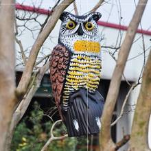 Realistic Owl Decoy Bird Scarer Orchard Plastic Scarecrow Pigeon Repellent Pest Control Garden Yard Decor 2024 - buy cheap