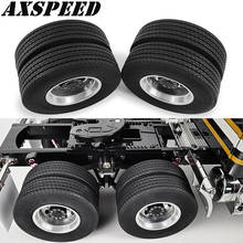 Резиновые шины AXSPEED, колесные шины с губкой для 1:14 Tamiya, тракторные грузовики, радиоуправляемые, для гусеничного автомобиля, детали для обновления 2024 - купить недорого