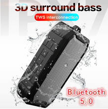 Wireless Bluetooth Speakers IPX7 Waterproof Portable Outdoor Loudspeaker Mini Column Support TF Card FM Stereo Hi-Fi Sound Box 2024 - buy cheap