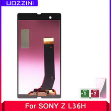 Tela lcd para sony xperia z, 2 peças, touch screen, digitalizador, montagem para sony xperia z, lcd l36h c6603 c6602 2024 - compre barato