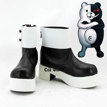 Danganronpa-zapatos de Cosplay personalizados, botas, juegos de Monokuma, Anime 2024 - compra barato