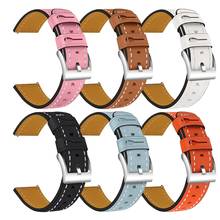 Genuine Leather Watch Band Strap Bracelet For Fitbit Versa/Versa 2/Versa Lite Smart Watch Wristband Vintage Leather Sports Strap 2024 - buy cheap