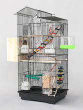 European luxury parrot cage bird cage budgie parrot myna xuanfeng large giant oversized villa breeding cage 2024 - buy cheap