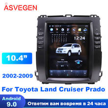 Unidade central multimídia automotiva para toyota land cruiser, android 9.0, 2012-2015, forlexus gx470, tesla, reprodutor ac 2024 - compre barato