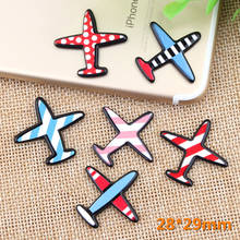 Free Shipping 10pcs/Lot Colorful Flatback Planar Resin Cabochons Cute Kawaii Airplane Fly Patch Sticks Fit Girls Hair Clip DIY 2024 - buy cheap