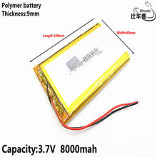 Liter energy battery Good Qulity 3.7V,8000mAH 9060100 Polymer lithium ion / Li-ion battery for tablet pc BANK,GPS,mp3,mp4 2024 - buy cheap