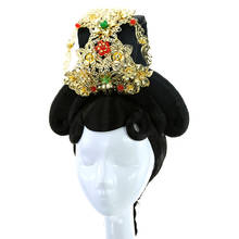 princess party dress up halloween empress cosply hair queen headwear chinese ancient royal cosplay 2024 - buy cheap