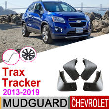 Guardabarros para Chevrolet Trax Tracker 2019 ~ 2013, accesorios de guardabarros, aleta de protección contra salpicaduras, 2018, 2017, 2016, 2015, 2014 2024 - compra barato