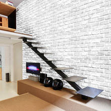 Настенные виниловые обои 3D с имитацией кирпичной стены, водонепроницаемые самоклеящиеся обои из ПВХ для кухни, ванной, гостиной, спальни, домашний декор, 1-10 м 2024 - купить недорого