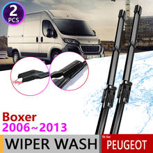 Car Wiper Blades for Peugeot Boxer Fiat Ducato 2006~2013 Front Windscreen Brushes Car Goods 2007 2008 2009 2010 2011 2012 2024 - buy cheap
