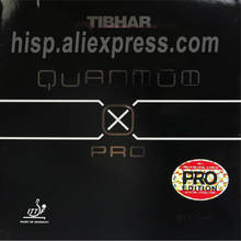 Tibhar quantum x pro edition-tenis de mesa, goma adhesiva, ataque rápido con bucle, juego de ping pong 2024 - compra barato