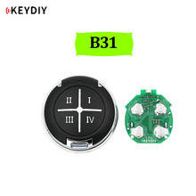 Controle remoto para porta de garagem b31 keydiy, produto original, kd900, kd900 + argolas inglesas 2024 - compre barato