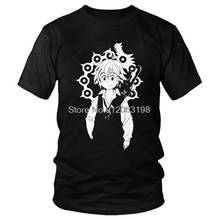 Tvoe-Camiseta Nanatsu No Taizai, ropa de calle, de Manga corta, Anime, Seven Deadly Sins, de algodón, Top 2024 - compra barato