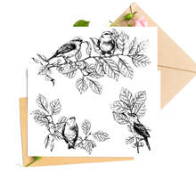 Bird / Branch Transparent Clear Stamps For DIY Scrapbooking/Card Making Stamps Fun Decoration Supplies 2024 - buy cheap