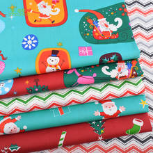 Chainho,2019 New Christmas Series,Printed Twill Cotton Fabric,Patchwork Clothes For DIY Quilting Sewing Baby&Children's Material 2024 - buy cheap