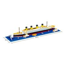 2300 Pcs Mini Blocks Titanic Building Bricks Model Big Size 60cm Figures Educational Toys Boat Juguetes Girls Gifts for Kids 2024 - buy cheap