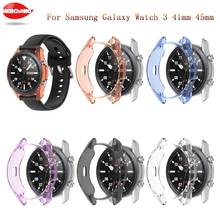 Protector de TPU suave para Samsung Galaxy Watch 3, funda protectora de pantalla de silicona de 45mm y 41mm, 3 SM-R850, R840 2024 - compra barato