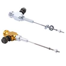 2Pcs Motorcycle Hydraulic Clutch Master Cylinder Rod Brake Pump M10X1.25Mm Aluminum - Gold & Silver 2024 - buy cheap