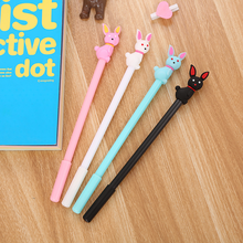 1 Pcs Kawaii Rabbit 0.5 Mm Gel Pen Escolar Cute Animal Signature Pens Stationery Gift Papelaria Office Supplies 2024 - buy cheap