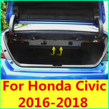 La caja trasera de la varilla hidráulica del maletero sube la varilla de soporte de resorte con un botón para Honda Civic 2016-2018 sedán de décima generación 2024 - compra barato