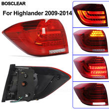 Car Styling for Toyota Highlander Tail Lights 2008-2011 2012 2013 2014 Highlander LED Tail Light Rear Lamp DRL+Brake+Park+Signal 2024 - buy cheap
