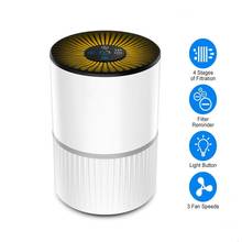 Home Portable 3 Modes HEPA Filter Air Purifier USB Charging LED Light Air Cleaner Negative Ion Generator Ionizer Aroma Diffuser 2024 - buy cheap