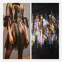 Красивая yaking-8.9815 нигерийская ткань для вечернего платья новое Африканское вышитое кружево ткань 2024 - купить недорого