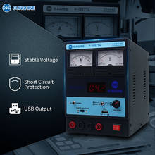 Regulador de voltagem portátil dc, fonte de alimentação com porta usb, carregamento digital, telefone, notebook, ferramenta de retrabalho 2024 - compre barato