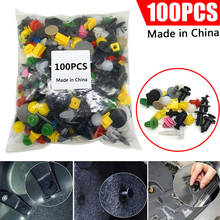 100PCS Mixed Auto Fastener Vehicle Car Bumper Clips Retainer Fastener Rivet Door Panel Fender Liner Universal Fit for Car 2024 - buy cheap