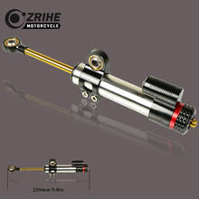 ZRIHE-amortiguador de dirección ajustable Universal para motocicleta, accesorio CNC para estabilizar la dirección, compatible con KAWASAKI ZX9, ZX9R, ZXR400, ZZR1400 2024 - compra barato