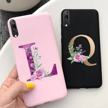 Милый чехол с буквами ABC для Huawei Y7 Pro 2019, чехол для телефона, черный, розовый чехол для Huawei Y 7 Pro 2019, чехлы для телефонов, мягкие тонкие чехлы 2024 - купить недорого