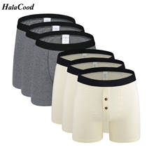 6Pcs/lot Hot Sell New Men's Plus Size Cotton Trunks Breathable Comfortable Underwear Male Long Boxer Shorts Sexy Shorts Man Fat 2024 - buy cheap