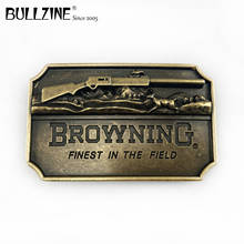 Bullzine zinc alloy belt buckle antique brass finish FP-03685 LUXURIOUS jeans gift belt buckle 2024 - buy cheap