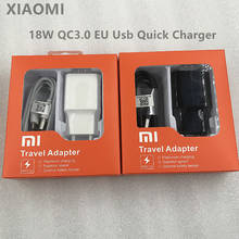 Original Xiaomi Redmi Note 8 QC3.0 18W EU USB Fast Charger Adapter Type C Cable for Mi 9SE 8 Mix3 CC9 CC9e 6 A3 Redmi K20 Note 7 2024 - buy cheap