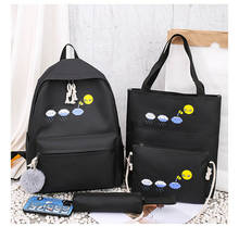 2020 New Arrival  Canvas Backpack 3 Pcs/set Women School Backpacks Schoolbag For Teenagers Man Student Book Bag Boys Satchel 2024 - buy cheap