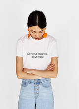Camiseta divertida para mujer, camiseta de alta calidad de algodón de manga corta, tops Unisex 2024 - compra barato