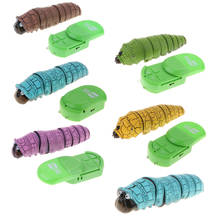 Prettyia Remote Control Caterpillar RC Bug Prank Joke Scary Trick Toys for Party 2024 - buy cheap