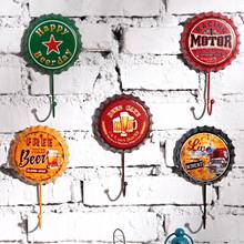 Creative Retro Metal Beer Bottle Cap Sign Wall Hook Bar Pub Clue Decoration Metal Plates Vintage Home Decor 2024 - buy cheap