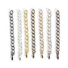 20Pcs/Lot Extended Chains DIY Necklace Bracelet Accessories Water Drop Charms Tone Extension Tail Chain Jewelry Making Supplies 2024 - buy cheap